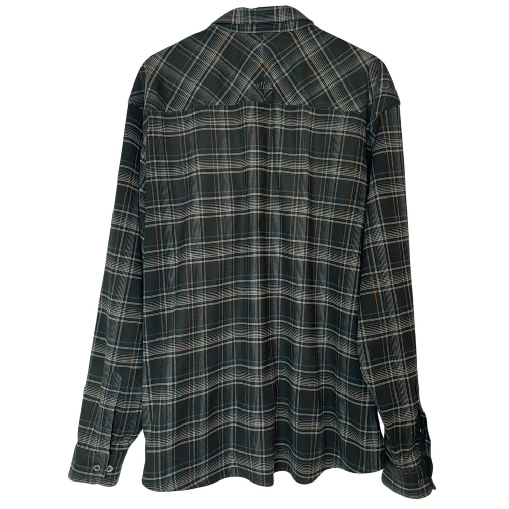 KUHL Flannel Shirt Mens XXL Plaid Outdoor Casual Button Down - Picture 2 of 11